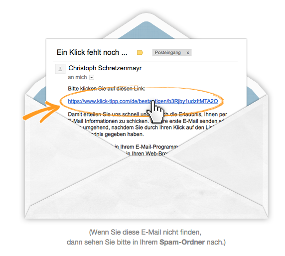 E-Mail Dankeseite